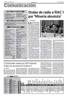 La Vanguardia Ondas 2006